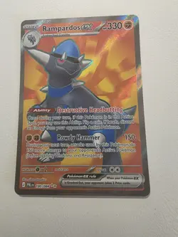 Rampardos ex 100/084 Ultra Rare Pitch Black Pokemon Holo Near Mint - Image 1
