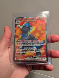 Rampardos ex 100/084 Holo Ultra Rare Pitch Black 2026 Near Mint - Image 1