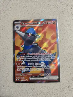 Rampardos ex 100/084 Holo Ultra Rare Pitch Black 2026 Near Mint - Image 1