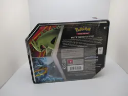 New and Factory Sealed Pokemon TCG Sword & Shield V Strikers Tin - Tyranitar V - Image 3
