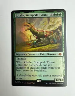 Wizards of the Coast MTG Ghalta, Stampede Tyrant LCI #185 Foil Mythic EN - Image 1