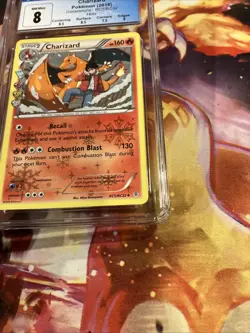 2016 POKEMON XY GENERATIONS RADIANT COLLECTION CHARIZARD RC5/RC32 CGC 8 NM/Mint - Image 3