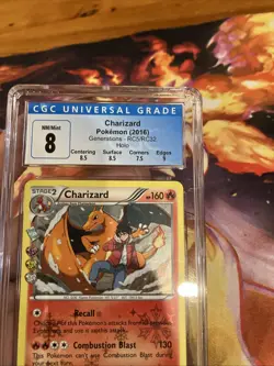 2016 POKEMON XY GENERATIONS RADIANT COLLECTION CHARIZARD RC5/RC32 CGC 8 NM/Mint - Image 4