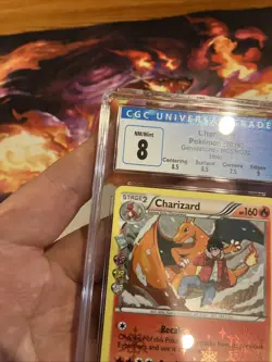 2016 POKEMON XY GENERATIONS RADIANT COLLECTION CHARIZARD RC5/RC32 CGC 8 NM/Mint - Image 5