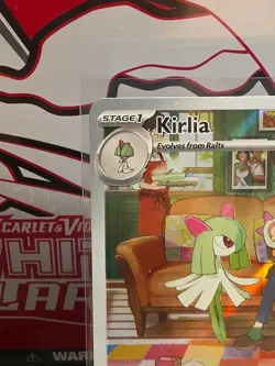 Pokemon TCG Kirlia Scarlet and Violet Base Set Illustration Rare Card 212/198 - Image 2