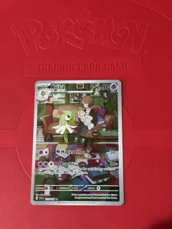 Pokemon TCG Kirlia Scarlet Violet Base Set Holo Card 212/198 Illustration Rare - Image 1