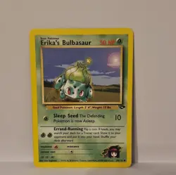 Pokemon Erika's Bulbasaur 39/132 Gym Challenge Card - Image 1