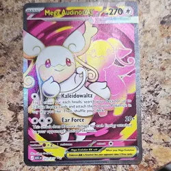 Nintendo Mega Audino EX 253/217 ASC Ultra Rare Full Art Holo EN 270 HP - Image 1