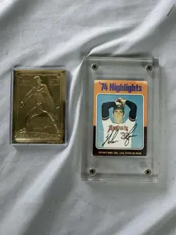Nolan Ryan Autographed Card Lot Of 2 - Image 1