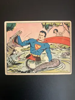 Gum, Inc. 1940 Superman Gum #46 To the Rescue Non-Sport Trading Card - Image 1