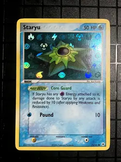 Staryu Reverse Holo Common Hidden Legends 75/101 NM - Image 1