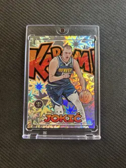 2023-24 Panini Crown Royale Nikola Jokic Kaboom SSP #9 Nuggets - Image 1