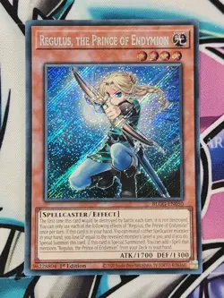 YUGIOH X3 BLGG-EN050 Regulus, the Prince of Endymion Secret Rare 1ST ED PLAYSET - Image 5