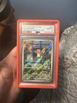 2023 POKEMON SVP EN-SV POKEMON CENTER ETB BLACK STAR PROMO 044 CHARMANDER PSA 10 - Image 1
