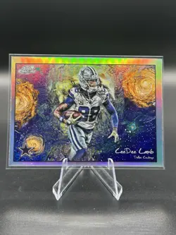 2025 Topps Cosmic Chrome CeeDee Lamb Dallas Cowboys Stars in the Night STN-18 - Image 1