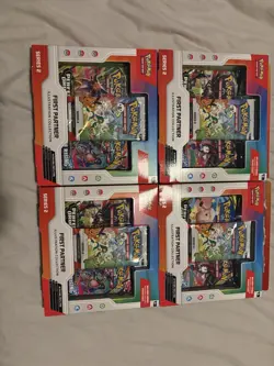 Pokemon TCG First Partner Illustration Collection Series 2 New and Sealed x4 - Image 1