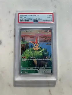 Victini 208/SV-P Scarlet & Violet Promo 2025 English Holo PSA 9 - Image 1