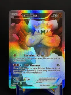 Landorus BW43 Black & White Promo Holo English 2012 HP110 - Image 1