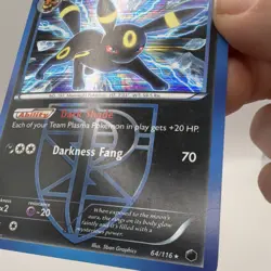 The Pokemon Company Umbreon (Team Plasma) 64/116 Plasma Freeze Holo Rare LP - Image 2