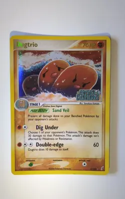 Dugtrio 5/100 Crystal Guardians Reverse Holo - Image 2