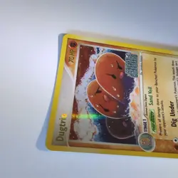 Dugtrio 5/100 Crystal Guardians Reverse Holo - Image 3