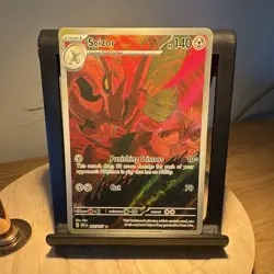The Pokemon Company Scizor 205/197 Obsidian Flames IR Holo EN Stage 1 140 HP - Image 1