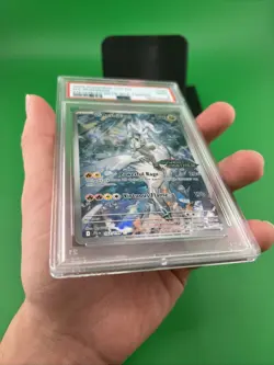 2025 Pokemon JTG EN Journey Together #167 N's Reshiram Enhance Box Topper PSA 9 - Image 3