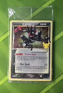 Greninja Gold Star SWSH144 Promo SEALED COSMO SWIRL - Image 1
