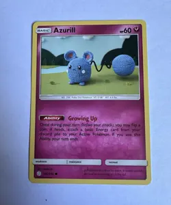 The Pokemon Company Azurill 146/236 Cosmic Eclipse Reverse Holo English 2019 - Image 1