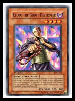 Kycoo the Ghost Destroyer LON-062 Super Rare 1st Edition Yugioh 2463 - Image 1