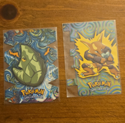 Topps Pokemon Stage 1999 Trading Card Lot - 2 Cards #11 Metapod #65 Alakazam - Image 1