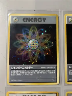 Pokemon TCG Japanese Holo Energy Lot of 4 Cards - Rainbow Energy & Metal Energy - Image 2