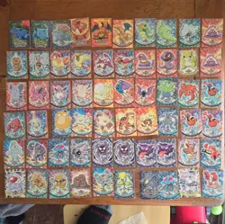Topps Pokemon Trading Card Lot - 107 Cards. Series 1 2 3 Blue Black Label - Image 1