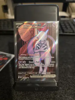 Pokemon TCG Team Rocket's Mewtwo EX Destined Rivals 213/182 Full Art - Image 1