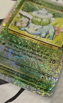 2002 POKEMON LEGENDARY COLLECTION # 68/110 BULBASAUR REVERSE HOLO HP-MP - Image 4