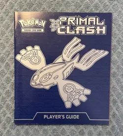 Pokemon XY Primal Clash Player's Guide with Kyogre Nice Condition - Image 1