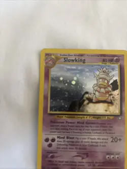 Pokemon TCG Slowking Neo Genesis Holo Card 14/111 - Image 5