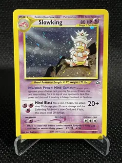 Slowking #14/111 (SWIRL 🌀) - 2000 Neo Genesis Unlimited WoTC Pokemon TCG - EXC - Image 1