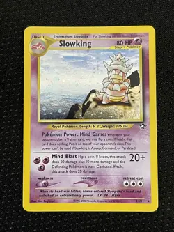 Slowking #14/111 (SWIRL 🌀) - 2000 Neo Genesis Unlimited WoTC Pokemon TCG - EXC - Image 2