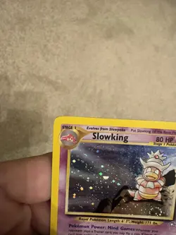Pokemon TCG Slowking 14/111 Neo Genesis Holo Card Vintage WOTC HP - Image 2