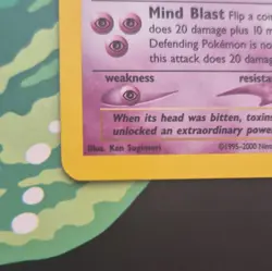 Pokemon TCG Slowking 14/111 Neo Genesis Holo Rare English 2000 1st Ed 80 HP - Image 5