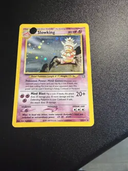Pokemon TCG Slowking Neo Genesis 14/111 Unlimited Holo Rare HP/Damaged - Image 1