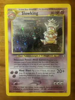 Nintendo Pokemon TCG Slowking 14/111 Neo Genesis Holo Rare 2000 English 80 HP - Image 1