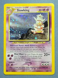 Pokemon TCG Neo Genesis Slowking 14/111 Holo - Image 1