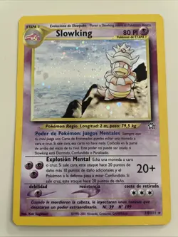 Pokemon TCG Slowking 14/111 Neo Genesis Holo (Spanish) LP - Image 1