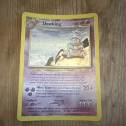 Pokemon TCG Slowking Neo Genesis Holo Rare 14/111 80 HP English - Image 1