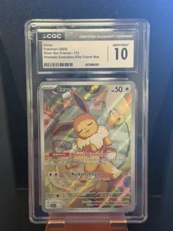 CGC 10 Eevee 173 - SV Scarlet & Violet Promo Cards Holo English 2025 - Image 1