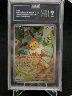 Eevee 173 Sv: Scarlet & Violet Promo Cards Holo TAG 9 MINT - Image 1