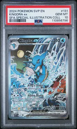 Pokemon Kingdra EX 131 Black Star Promo PSA 10 Gem Mint - Image 1