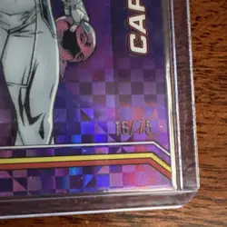 2026 Topps Chrome Marvel #20 CAPTAIN BRITAIN Purple Shimmer Refractor /75 🇬🇧 - Image 2